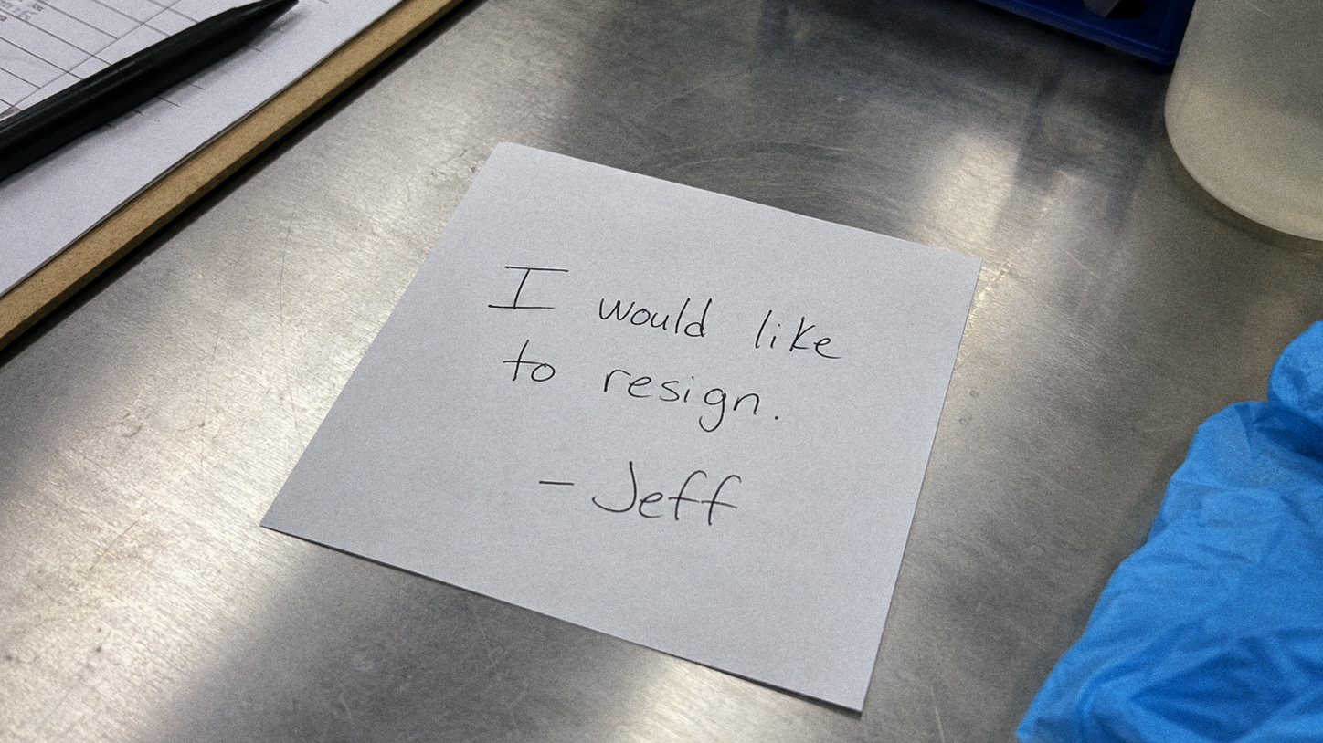 Jeffs Resignation at ILS