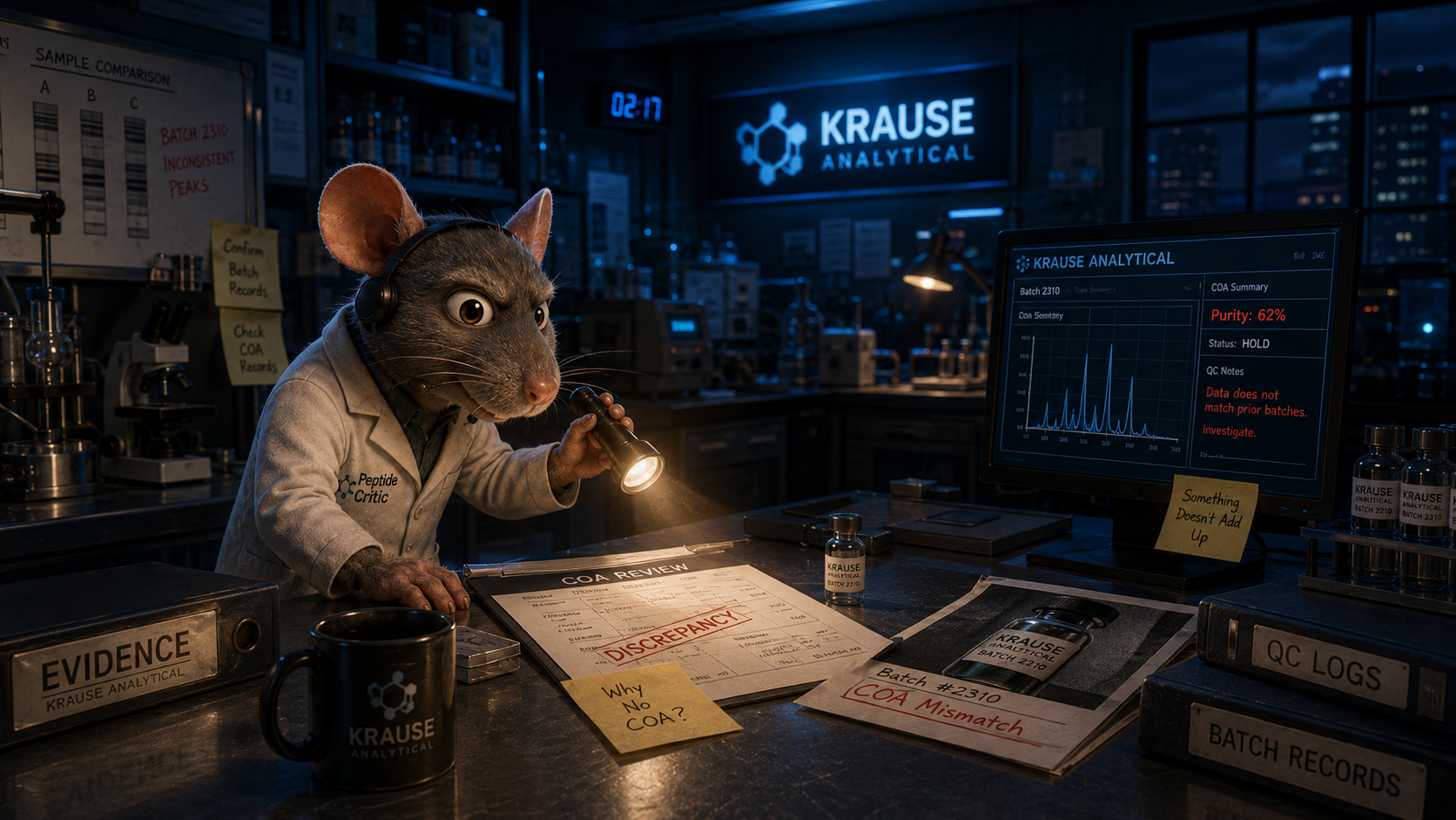 randy investigation in lab