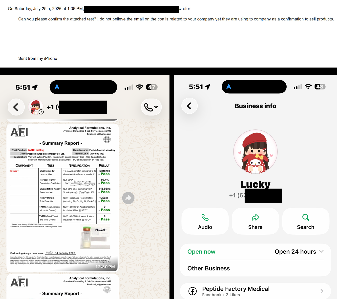 Whatsapp scammer caught
