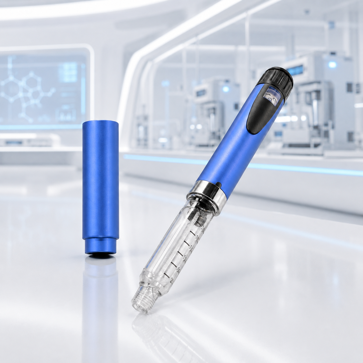 Peptide Critic Research Pen Blue V2