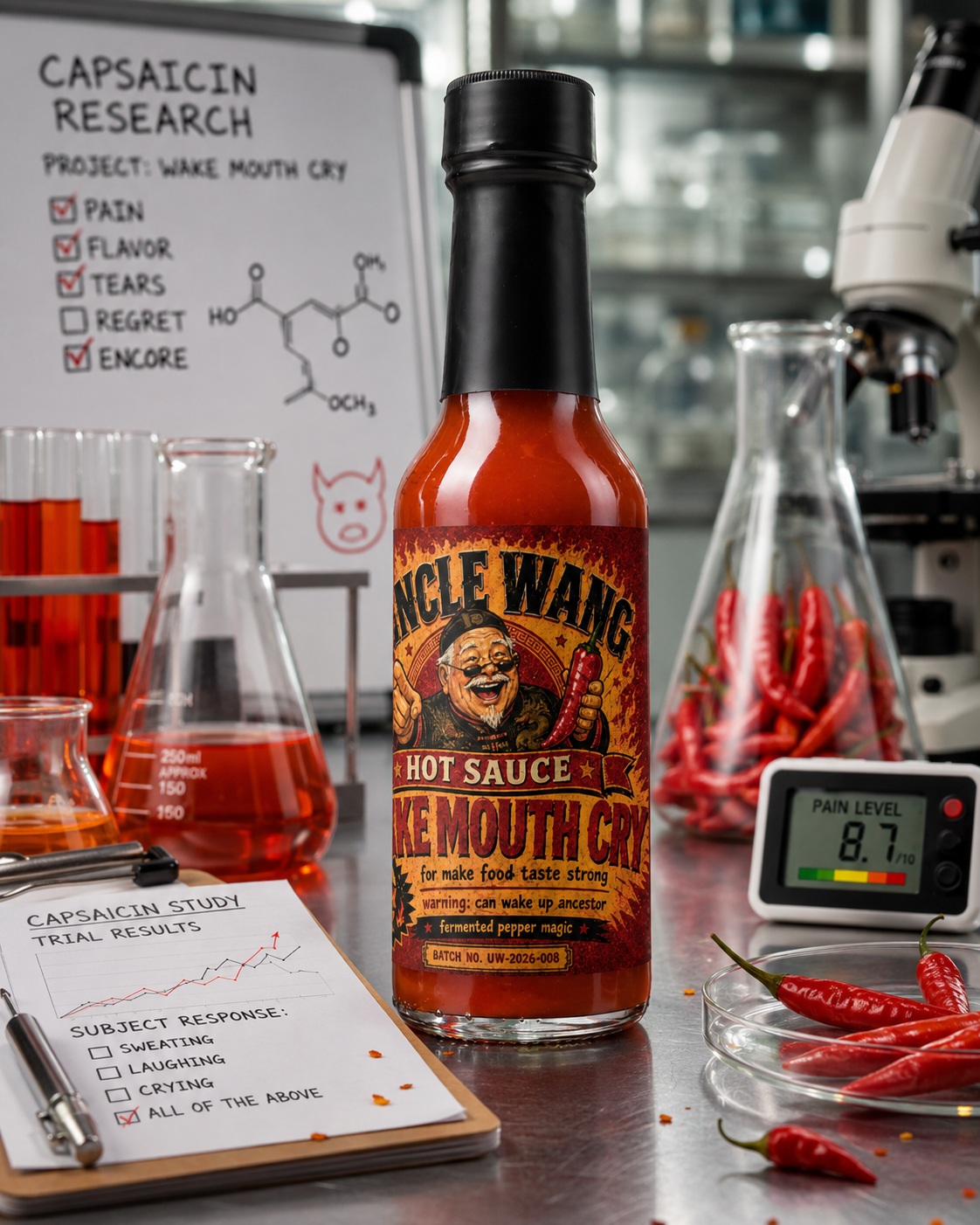 Uncle Wang Make Mouth Cry Hot Sauce - View 3