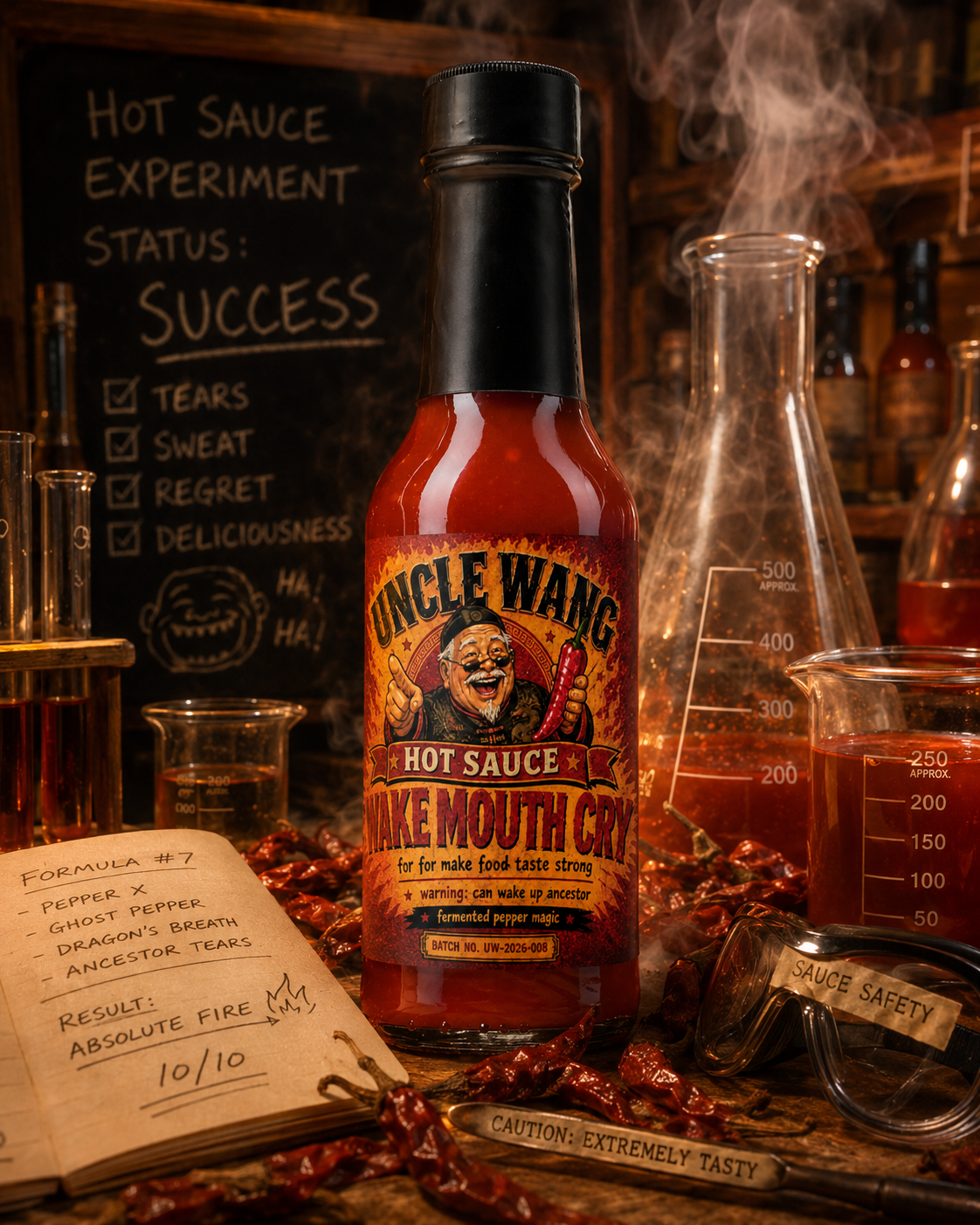 Uncle Wang Make Mouth Cry Hot Sauce - View 2
