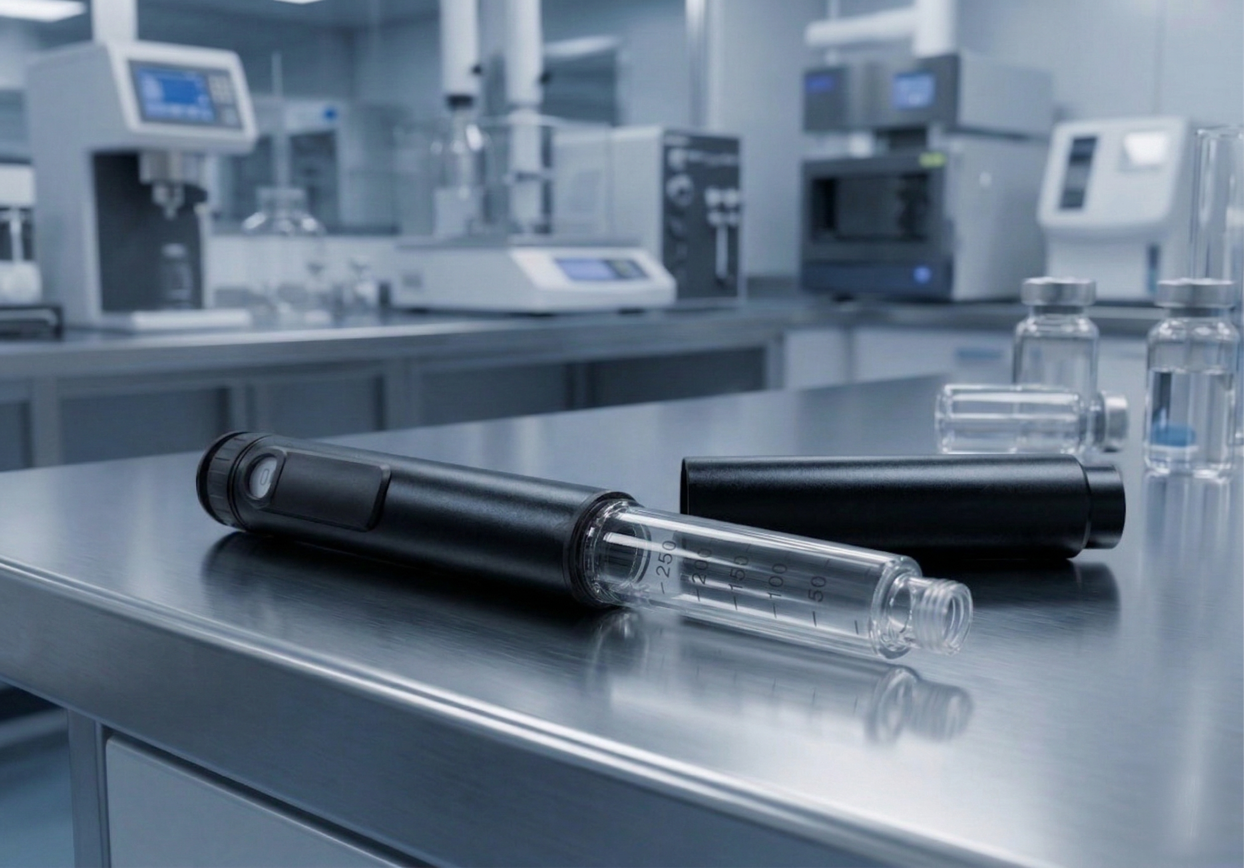 Research Peptide Pen V4 Black - Peptide Critic - Peptide Critic Store