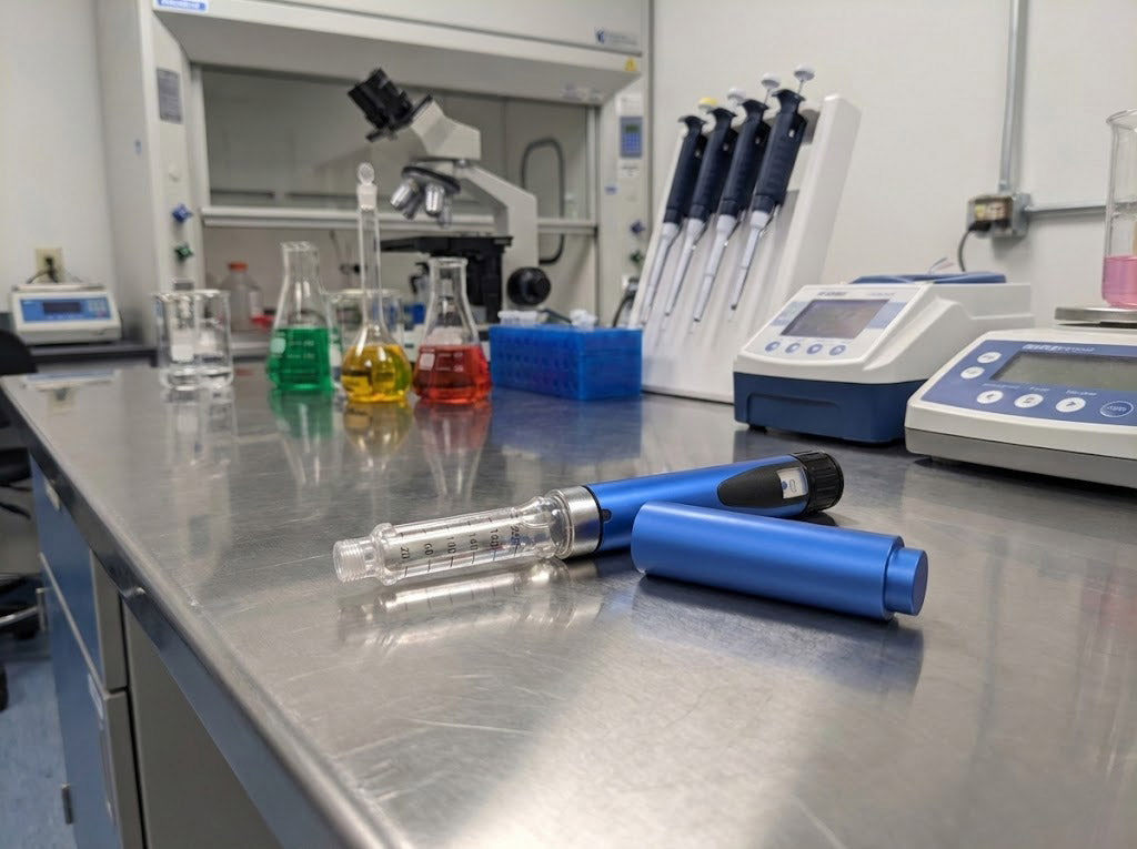 Peptide Critic Research Pen Blue V2 - Peptide Critic - Peptide Critic Store